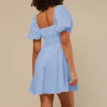 2025 Casual Dress the New Spring and Summer Short-sleeved Dress Party Led Lantern Temperament Elegant Skirt - Image 6