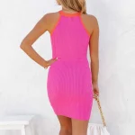 2025 Y2K Popular Women's Clothing Plaid Pencil Mini Dresses High Quality Women's Dress Small MOQ - Image 2