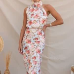 2025 Digital Printing Casual Dresses Subtropical Print Socialite High Quality Women's Dress Small MOQ - Image 5