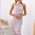 2025 Digital Printing Casual Dresses Subtropical Print Socialite High Quality Women's Dress Small MOQ - Image 6