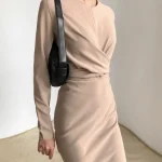 2025 High Quality Popular Women's Clothing Socialite Long Sleeve Body Con Women's Dress Small MOQ - Image 4