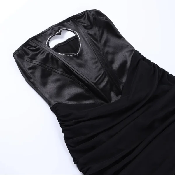 2025 Y2K Popular Women's Clothing Strapless off Shoulder Cut Out High Quality Women's Dress Small MOQ - Image 3