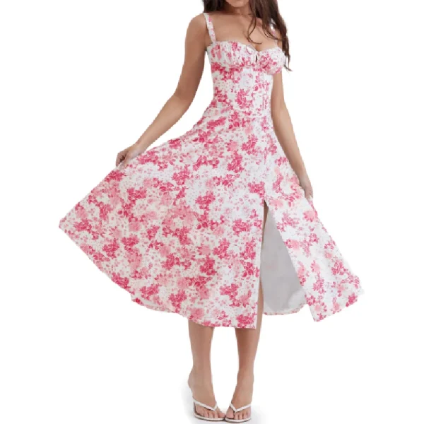 2025 Wholesale Cheap Fashion Beach Dresses Trendy Ladies Women Summer Casual Long Dresses Women Lady Elegant - Image 2