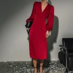 2025 High Quality  Y2K Popular Women's Clothing Long Sleeve Socialite High Waist Women's Dress Small MOQ - Image 2