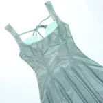 New Arrival Sexy Sparkly Halter Dress Y2K Popular Women's Clothing With a Bust Casual Dresses Women's Wedding Dresses - Image 3