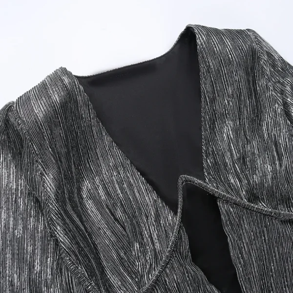 2025 Woman Casual Dresses-Shirt Dress Shining Long Sleeve Mini Dress High Quality Women's Dress Order - Image 5